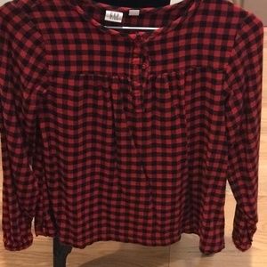 Girls Buffalo Check Shirt